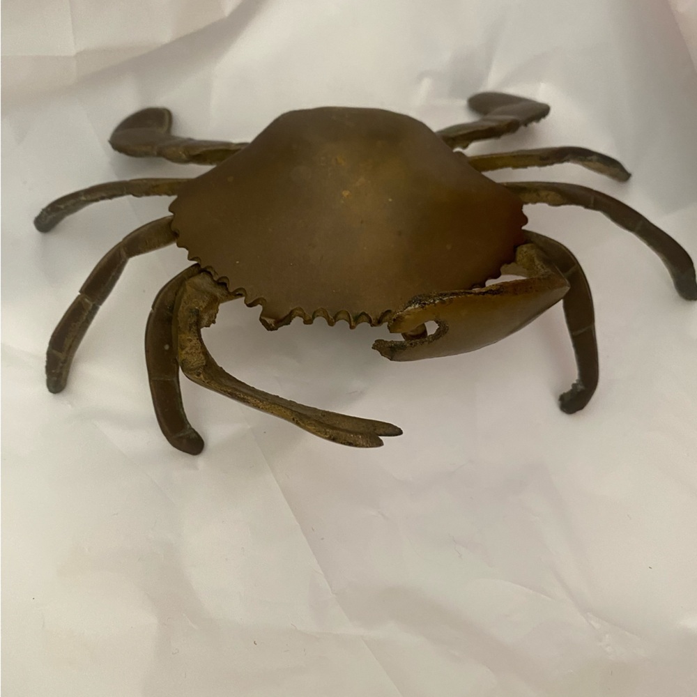 Brass crab dish / ash tray